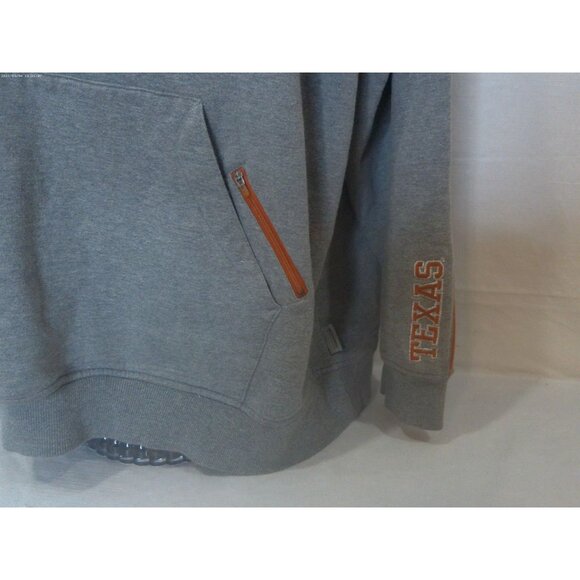 Nike Texas Longhorns Hoodie Men’s XXL Gray Pullover Sweatshirt Embroidered Logo - Picture 3 of 10